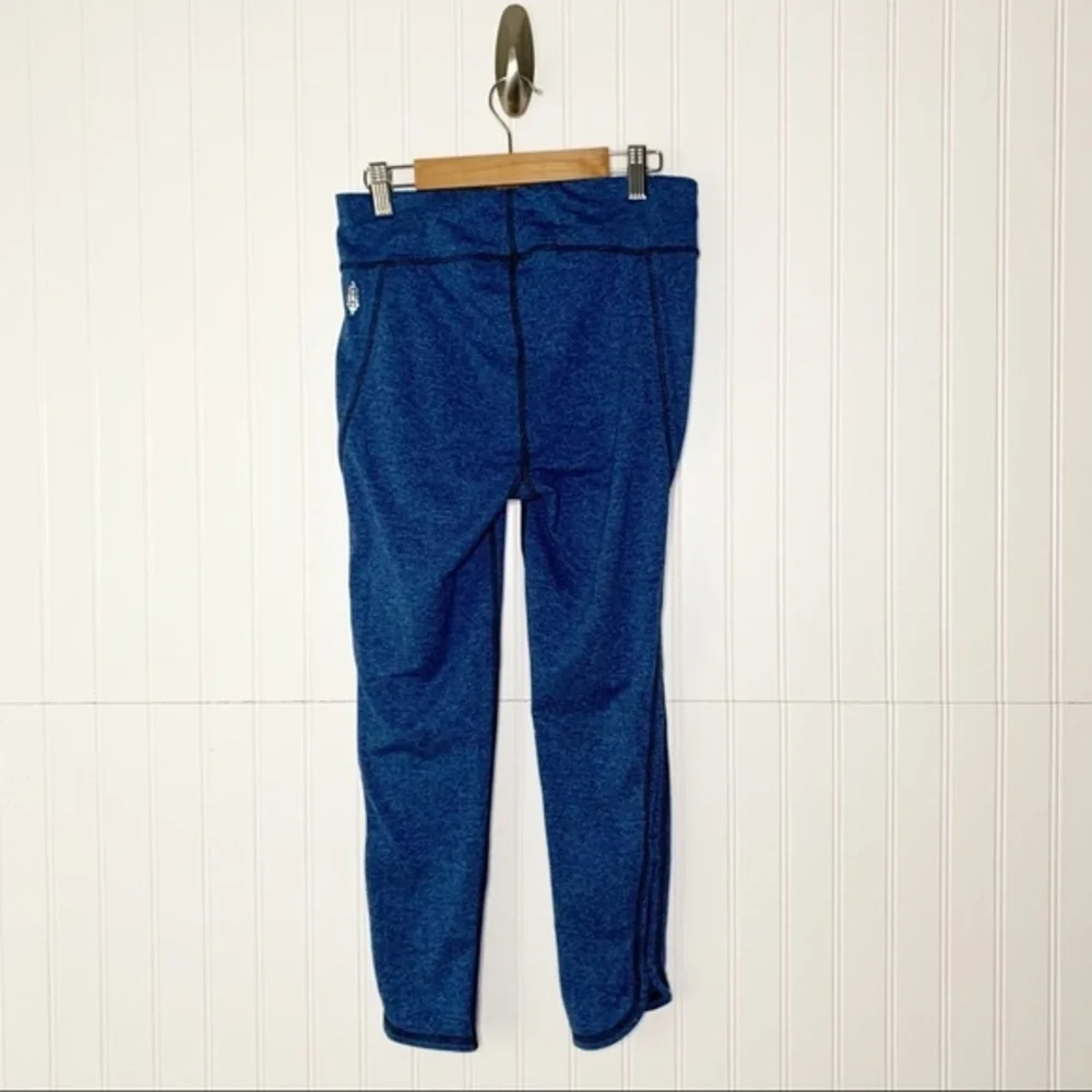 Free People Movement Womens Medium Heathered Blue Infinity Leggings